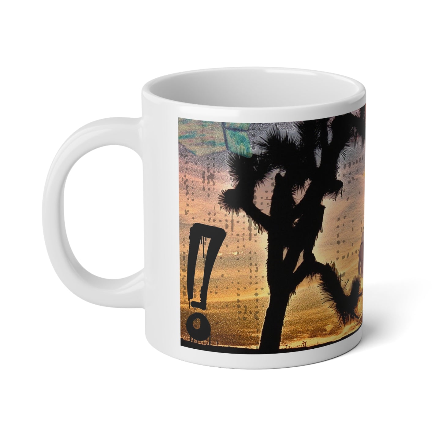 The Funky Chicken Rides at Dawn - 20oz White Mug