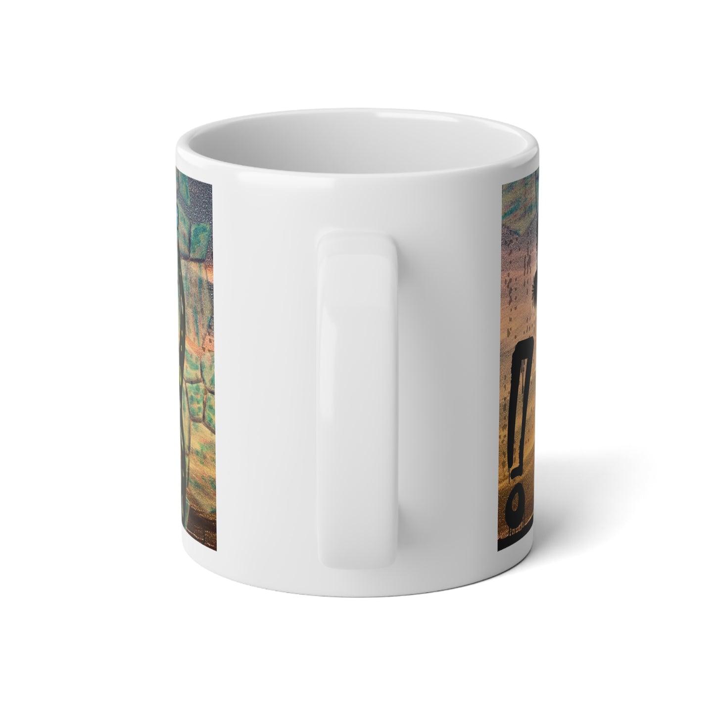 The Funky Chicken Rides at Dawn - 20oz White Mug