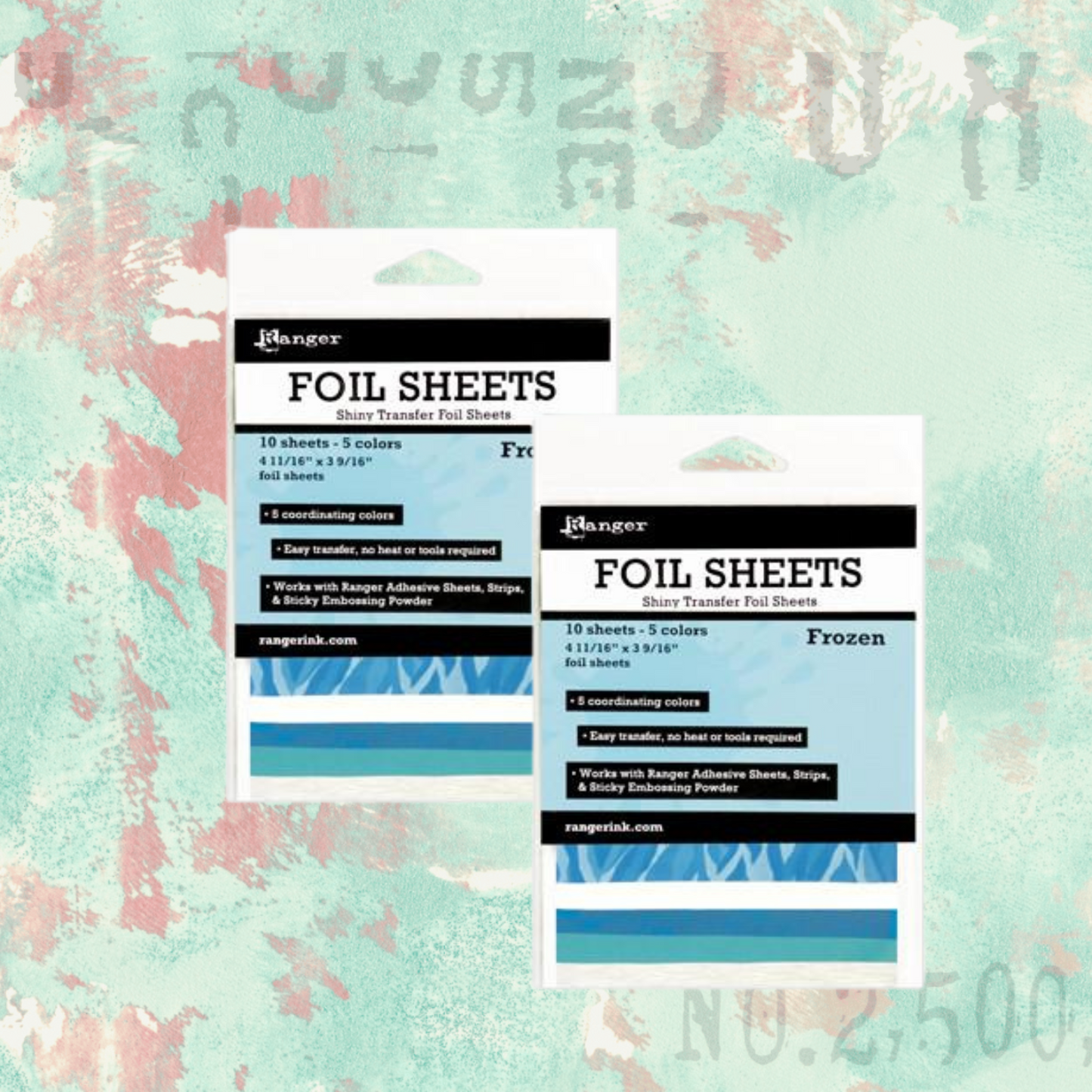 Ranger Foil Sheets- Mixed Media - Frozen Pack