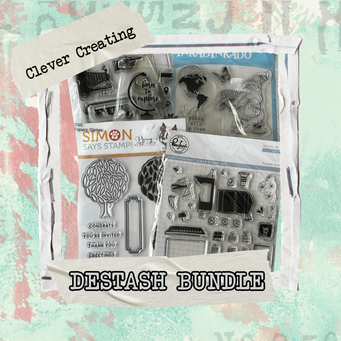 Clever Creating Destash Stamp Bundle