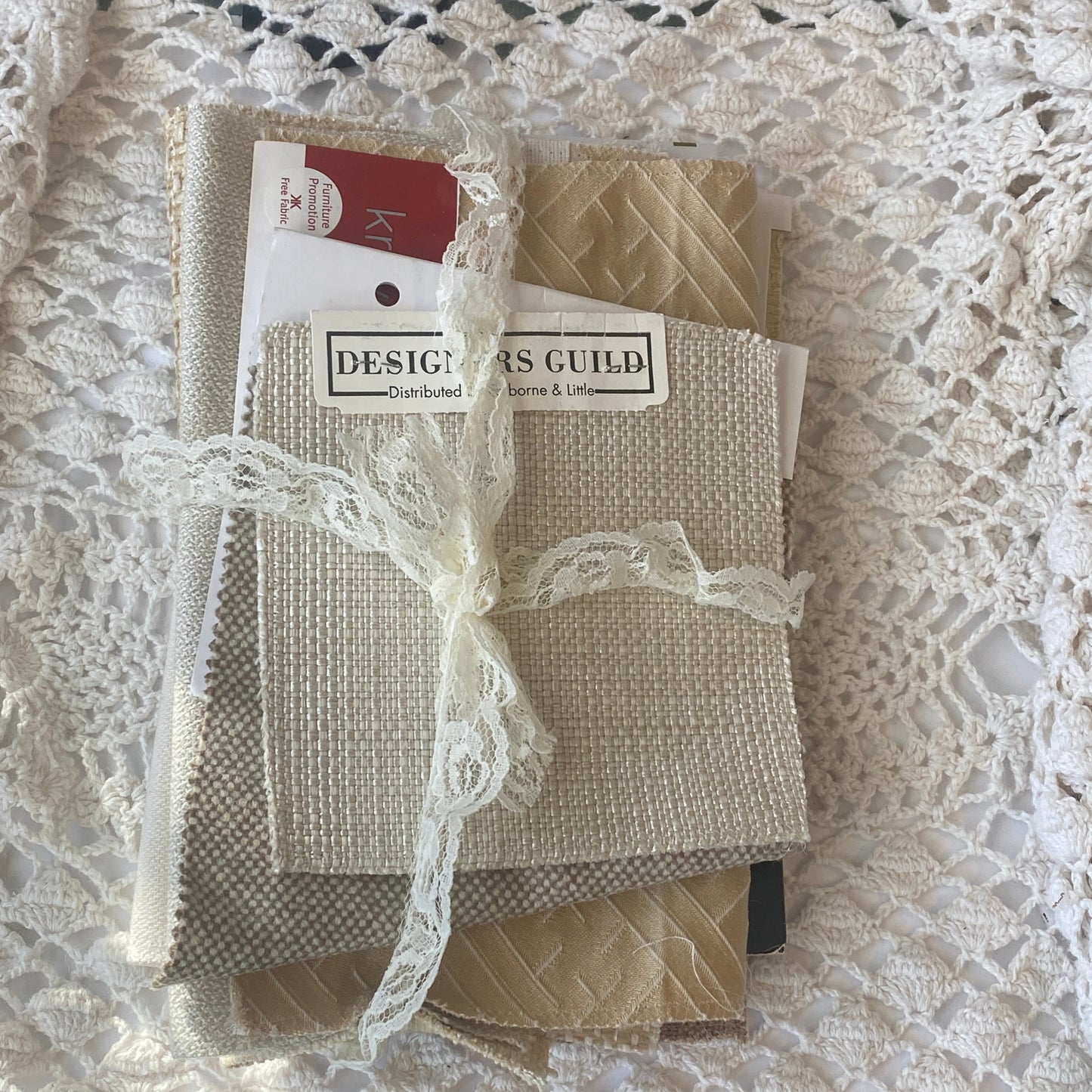 Recycled Fabric Swatch Bundle - Neutral Tones