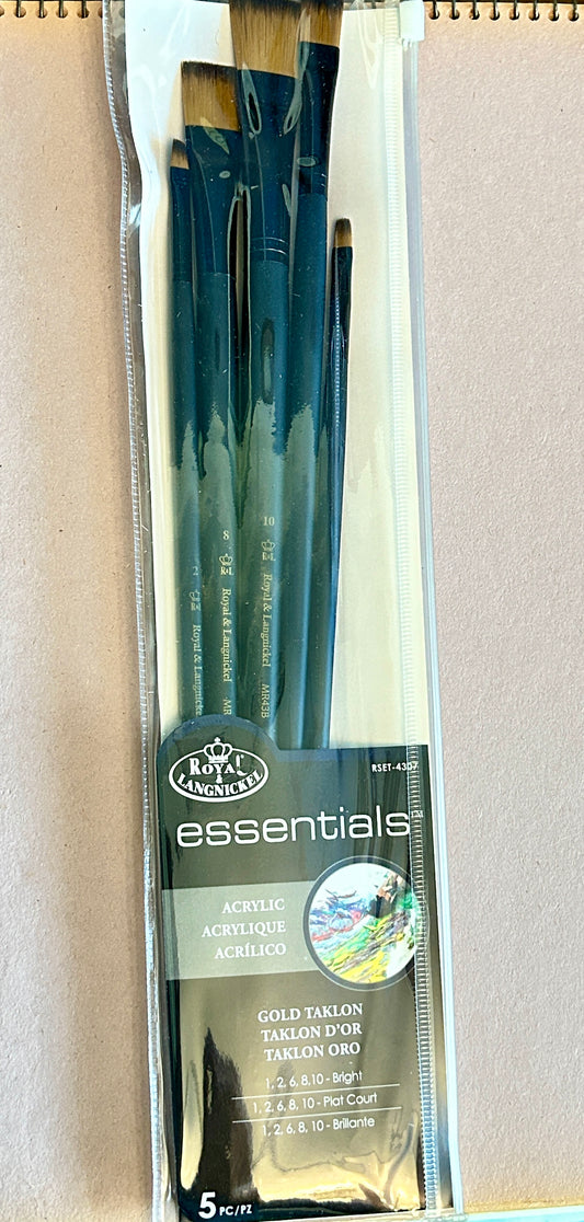 Royal & Langnickel Paint Brushes 5 Piece Sets