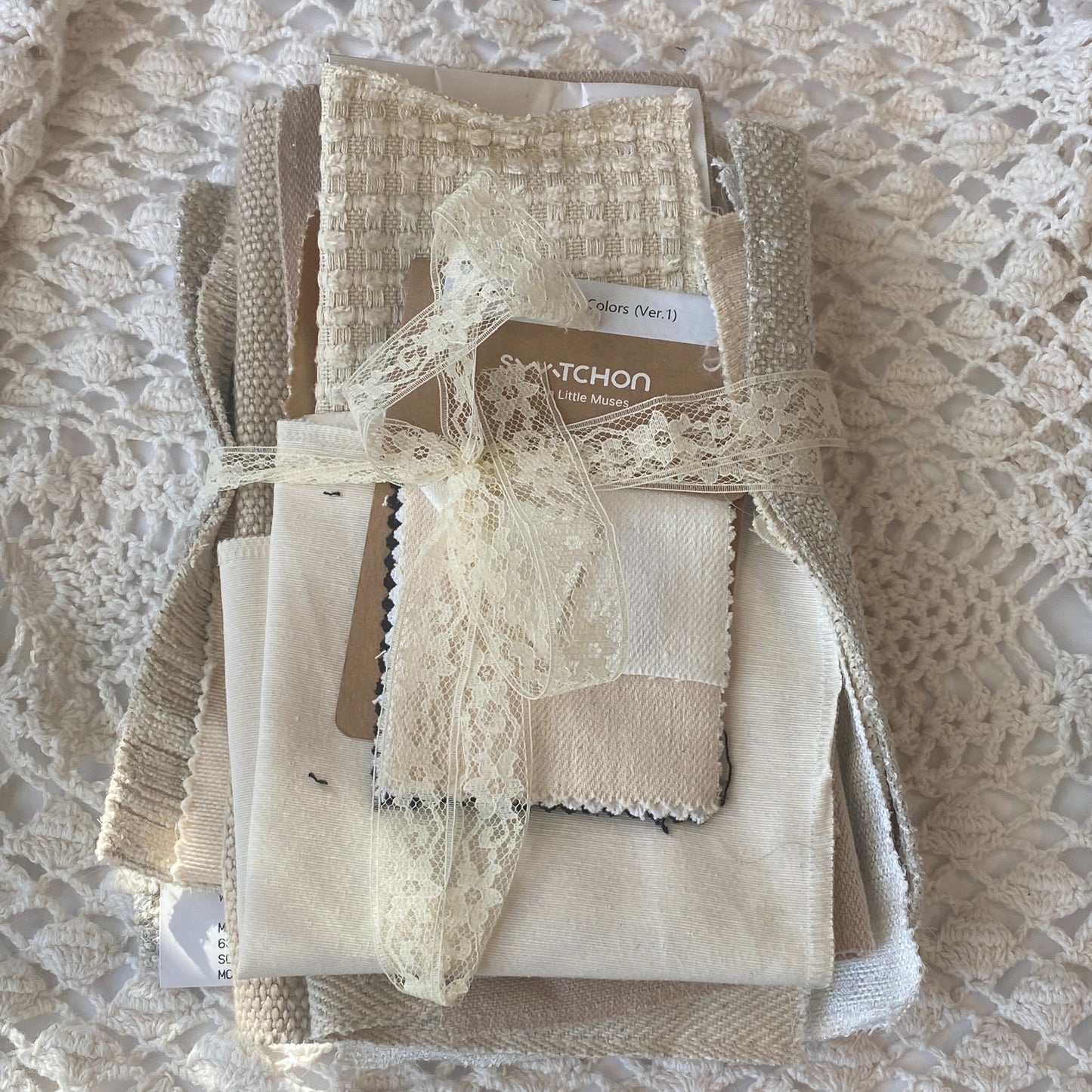 Recycled Fabric Swatch Bundle - Neutral Tones