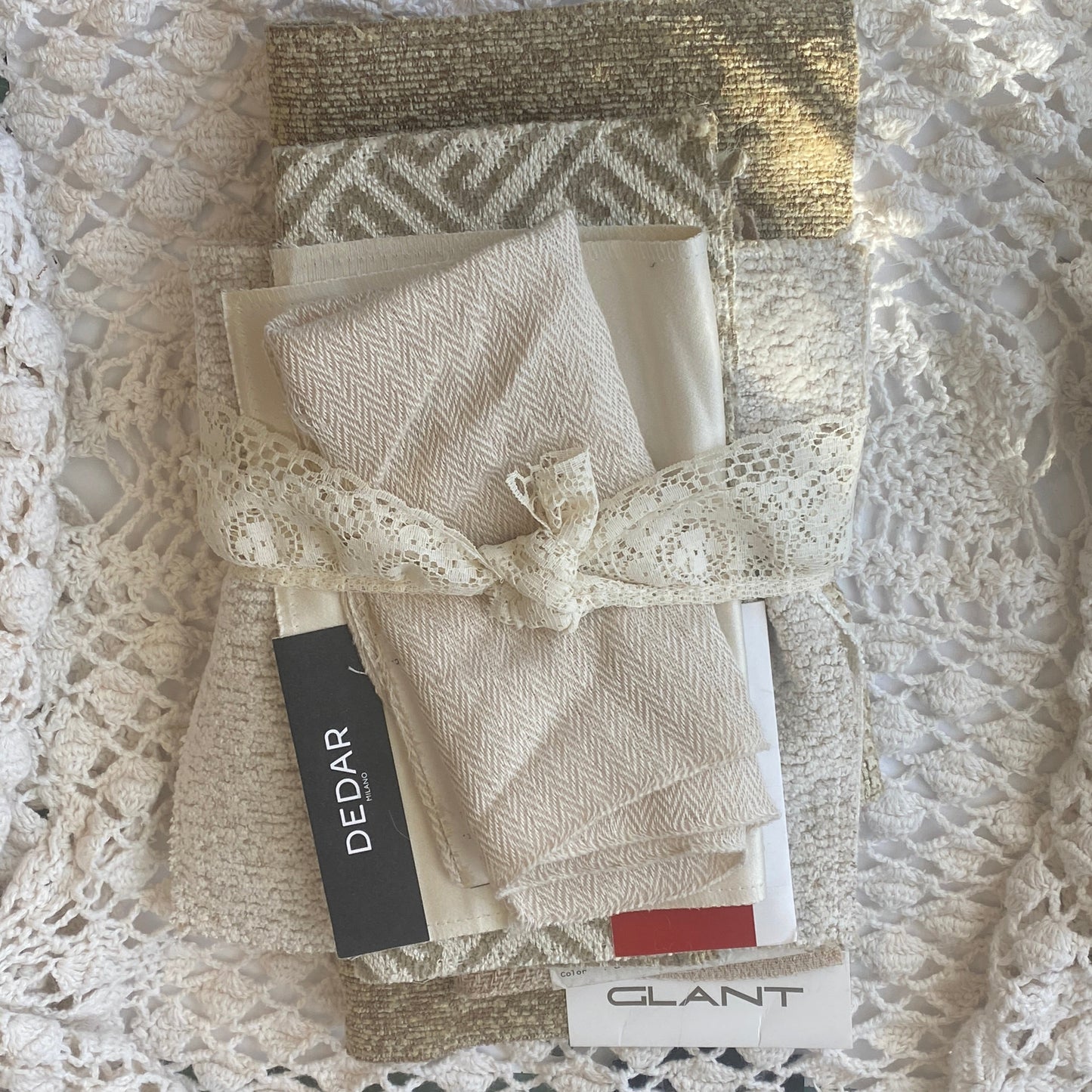 Recycled Fabric Swatch Bundle - Neutral Tones