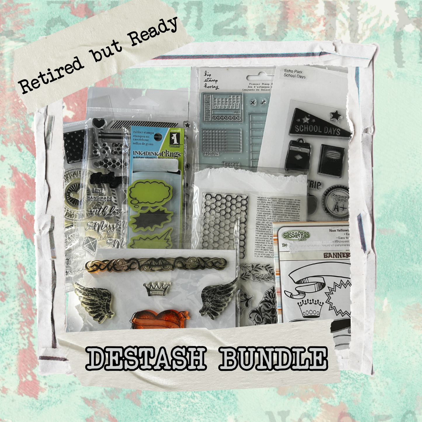 Retired but Ready Destash Stamp Bundle