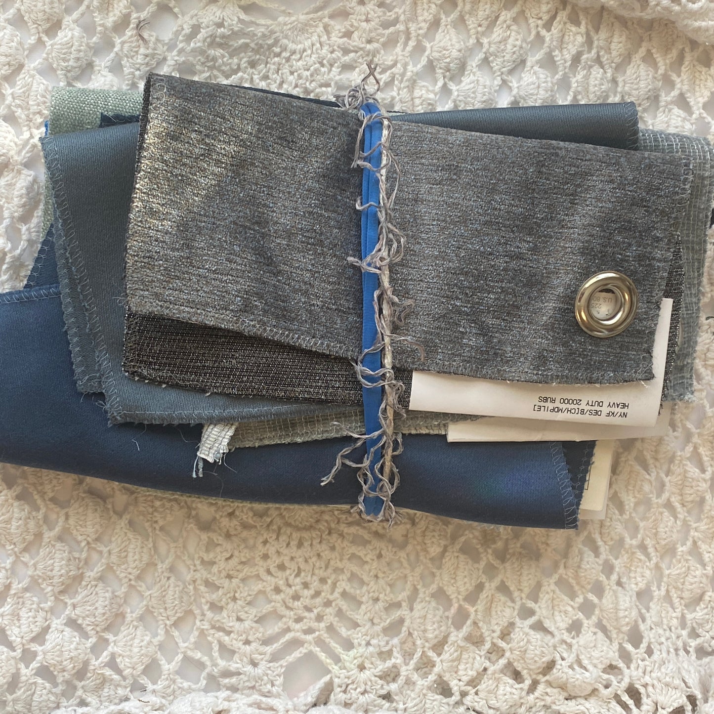Recycled Fabric Swatch Bundle - Blues