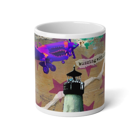 Buzzing with Life - 20oz White Mug