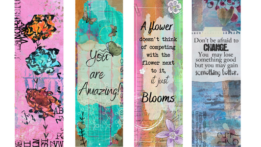Set of 8 Printable Bookmarks