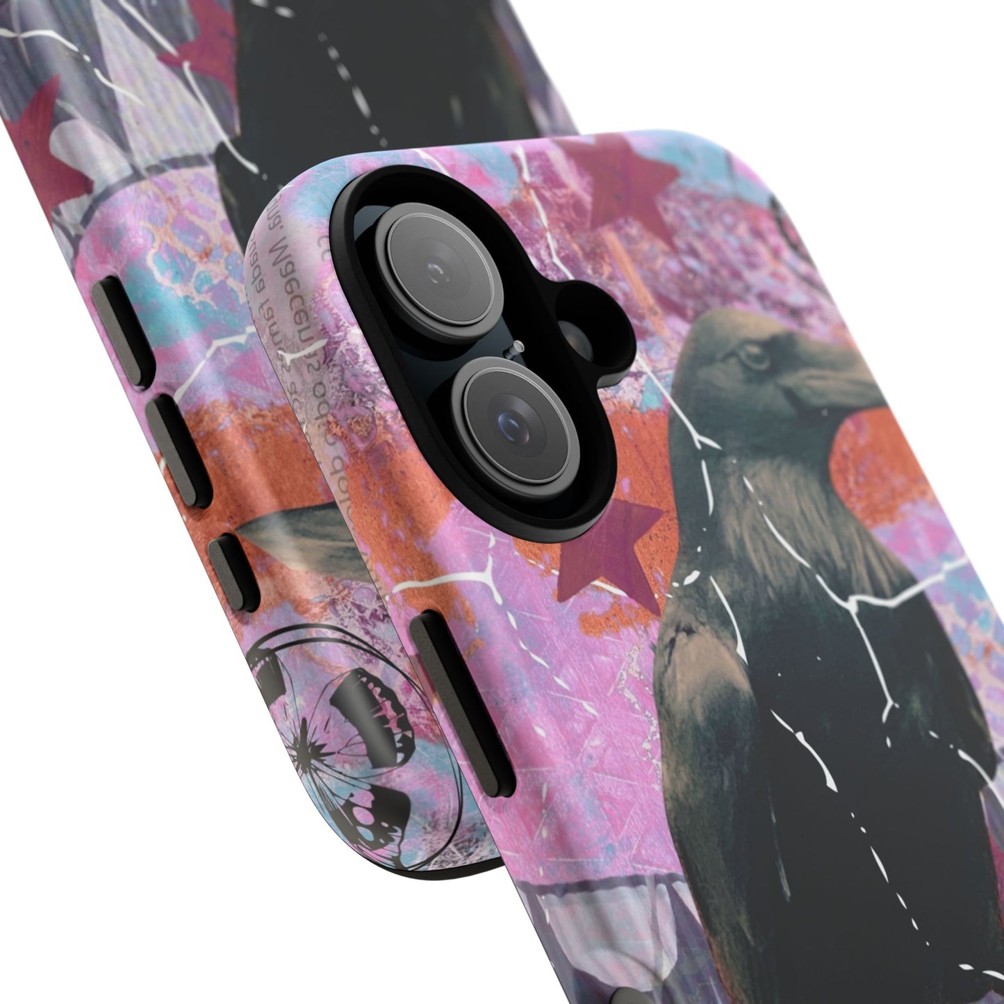 Stylish Phone Case with Raven Design, Tough Cases, Unique Phone Accessories, Gift for Bird Lovers, Durable Tech Protection, Artistic [...]