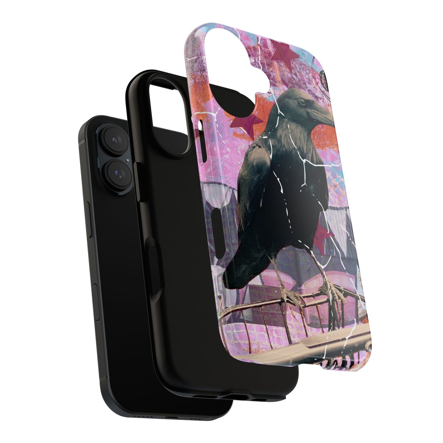 Stylish Phone Case with Raven Design, Tough Cases, Unique Phone Accessories, Gift for Bird Lovers, Durable Tech Protection, Artistic [...]