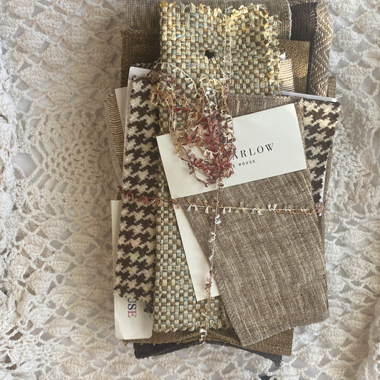 Recycled Fabric Swatch Bundle - Browns