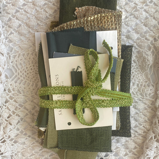 Recycled Fabric Swatch Bundle - Greens