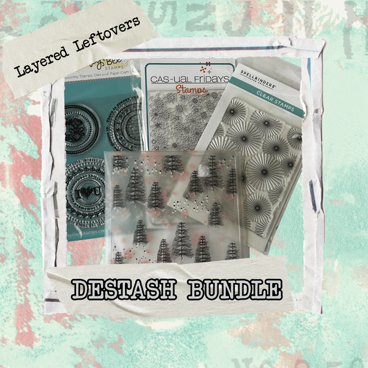 Layered Leftovers Destash Stamp Craft Bundle