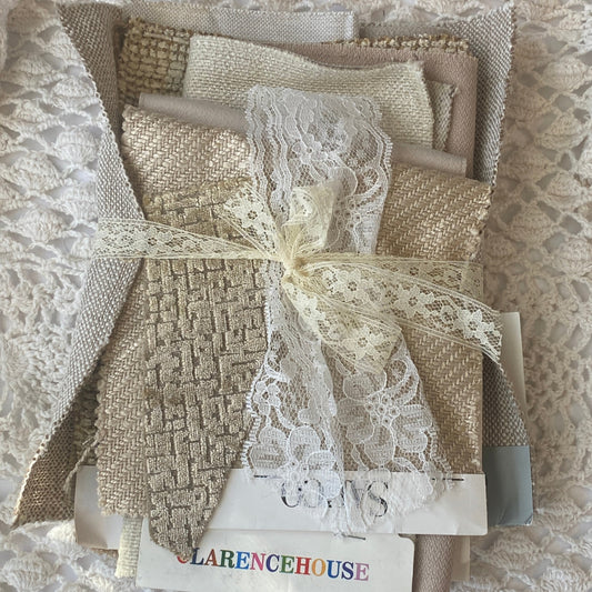 Recycled Fabric Swatch Bundle - Neutral Tones