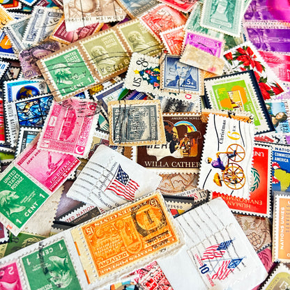 "Tiny Travels" Vintage Stamp Set