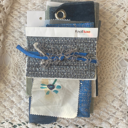 Recycled Fabric Swatch Bundle - Blues